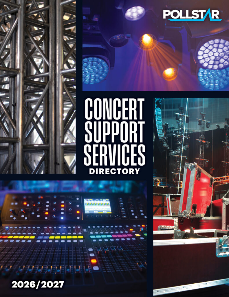 CONCERT SUPPORT SERVICES DIRECTORY 2026/2027 (Pre-Order)